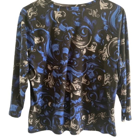 ALIA 3/4 SLEEVE TSHIRT PETITE MEDIUM - Picture 3 of 4